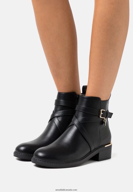 Anna Field Women Ankle Boots Black H42J4Z2011