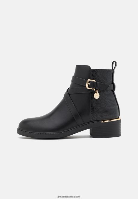 Anna Field Women Ankle Boots Black H42J4Z2011