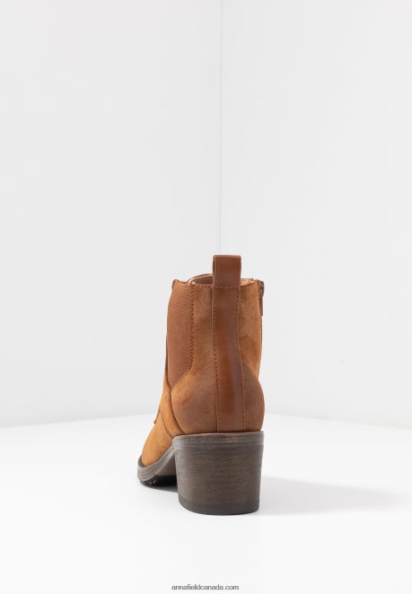 Anna Field Women Ankle Boots Cognac H42J4Z1914