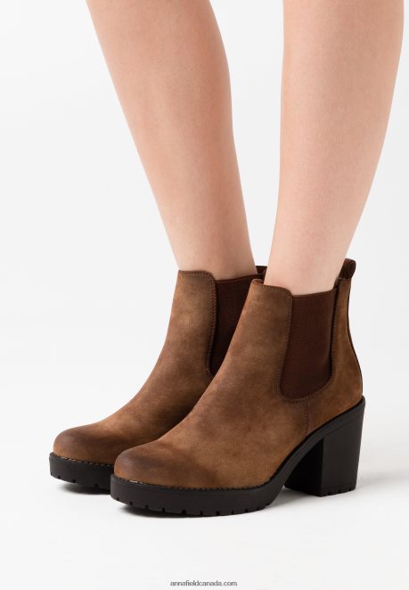 Anna Field Women Ankle Boots Cognac H42J4Z1940