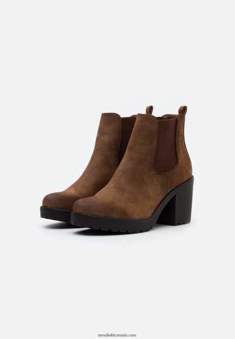 Anna Field Women Ankle Boots Cognac H42J4Z1940
