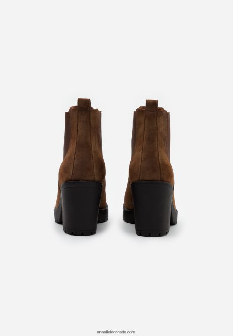 Anna Field Women Ankle Boots Cognac H42J4Z1940