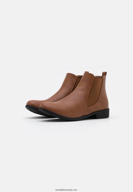 Anna Field Women Ankle Boots Cognac H42J4Z1956