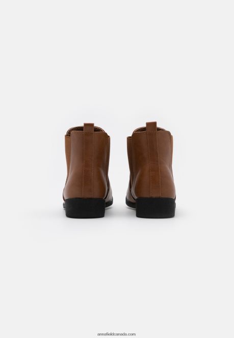 Anna Field Women Ankle Boots Cognac H42J4Z1956