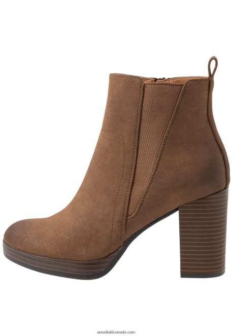 Anna Field Women Ankle Boots Cognac H42J4Z1991