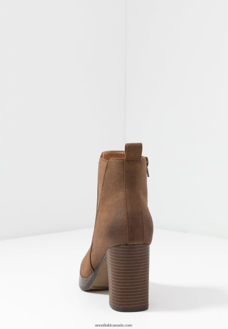 Anna Field Women Ankle Boots Cognac H42J4Z1991