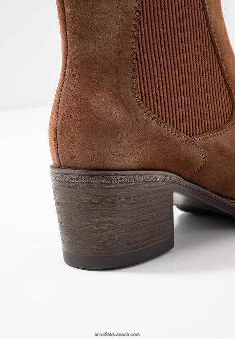 Anna Field Women Ankle Boots Cognac H42J4Z1994