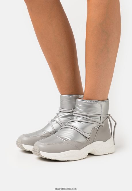 Anna Field Women Ankle Boots Gunmetal H42J4Z1972