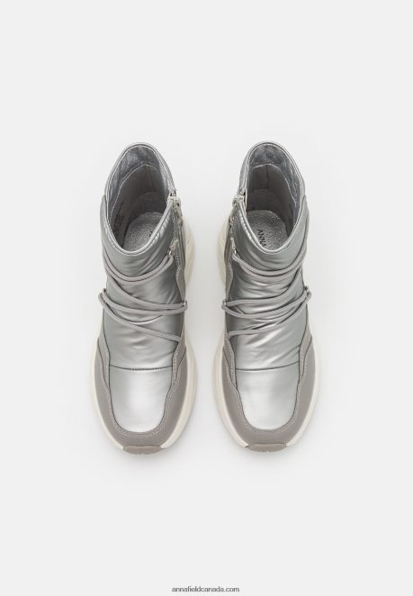 Anna Field Women Ankle Boots Gunmetal H42J4Z1972