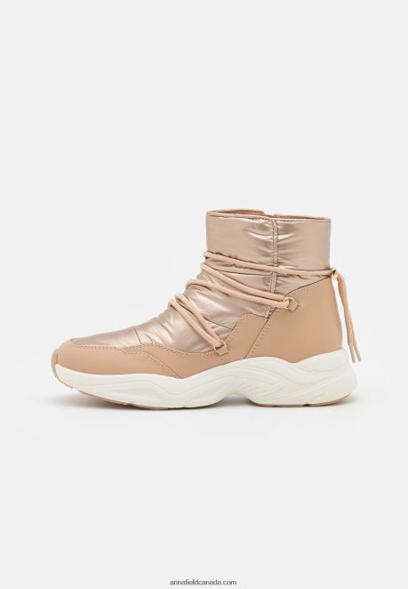 Anna Field Women Ankle Boots Rose Gold-Coloured H42J4Z1975