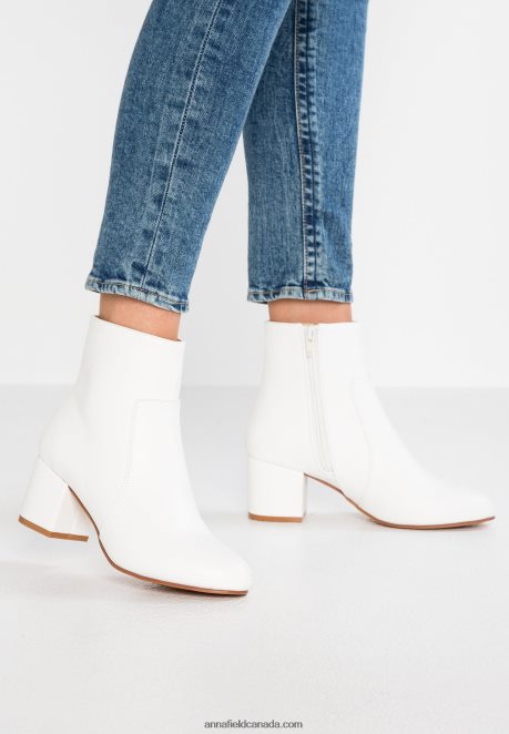 Anna Field Women Ankle Boots White H42J4Z1890