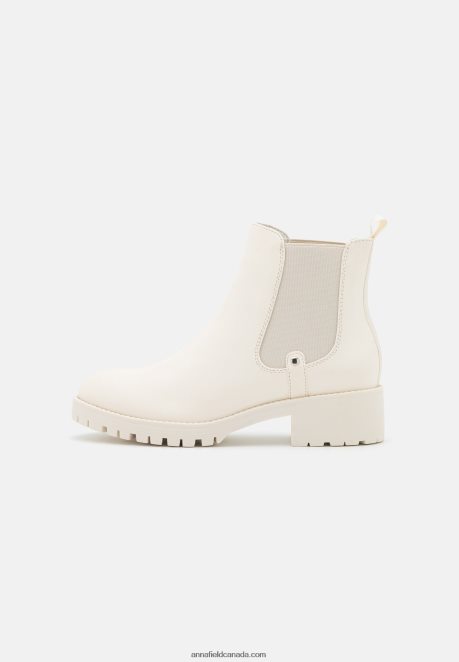 Anna Field Women Ankle Boots White H42J4Z1953