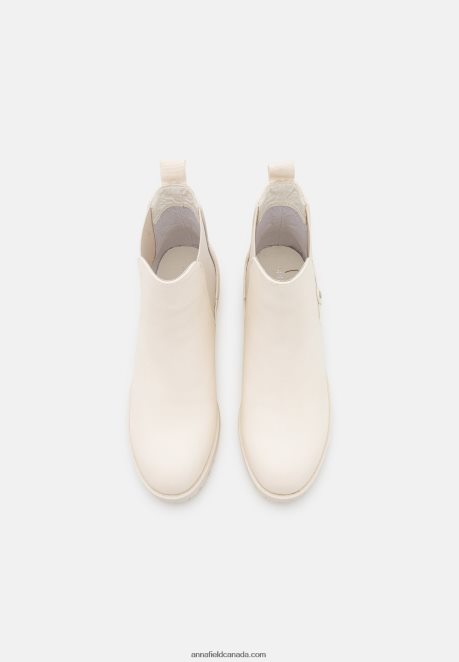 Anna Field Women Ankle Boots White H42J4Z1953