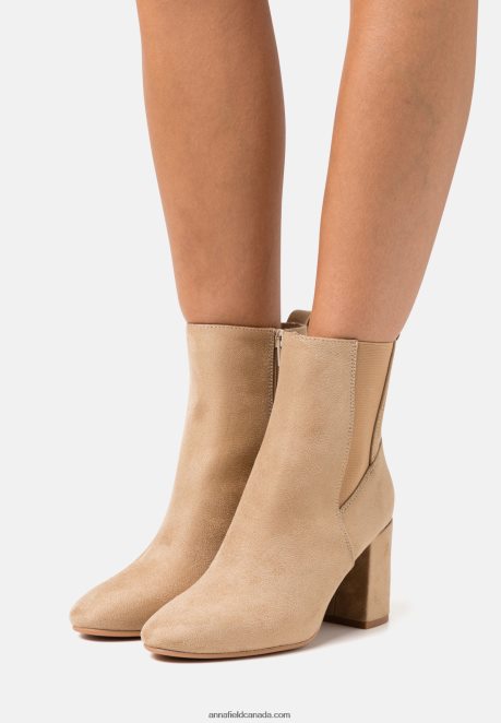 Anna Field Women Classic Ankle Boots Beige H42J4Z1937