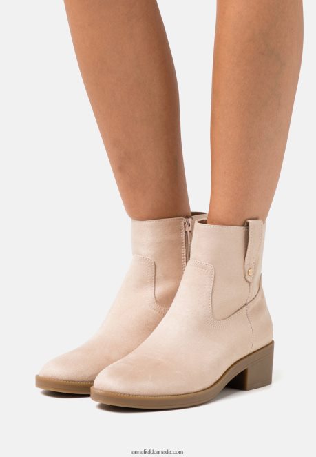 Anna Field Women Classic Ankle Boots Beige H42J4Z1942