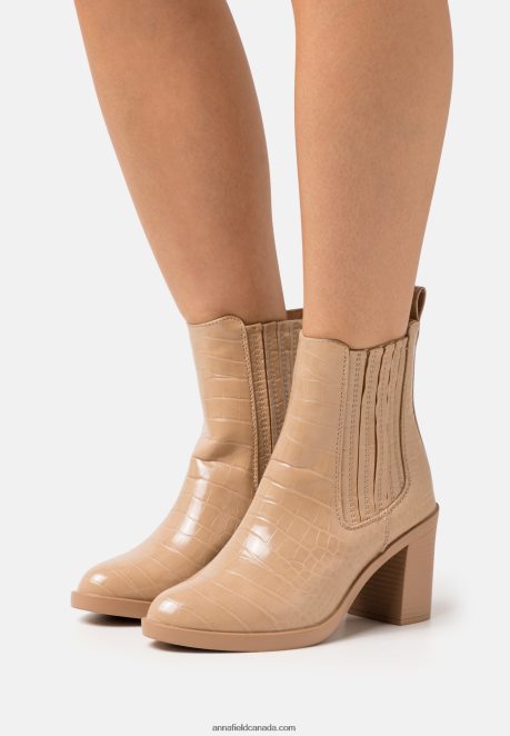 Anna Field Women Classic Ankle Boots Beige H42J4Z1951