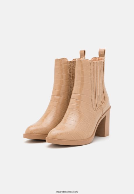Anna Field Women Classic Ankle Boots Beige H42J4Z1951
