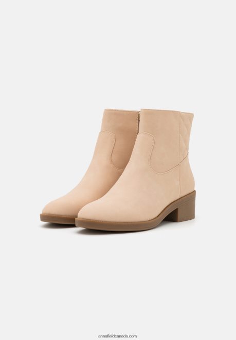 Anna Field Women Classic Ankle Boots Beige H42J4Z1961