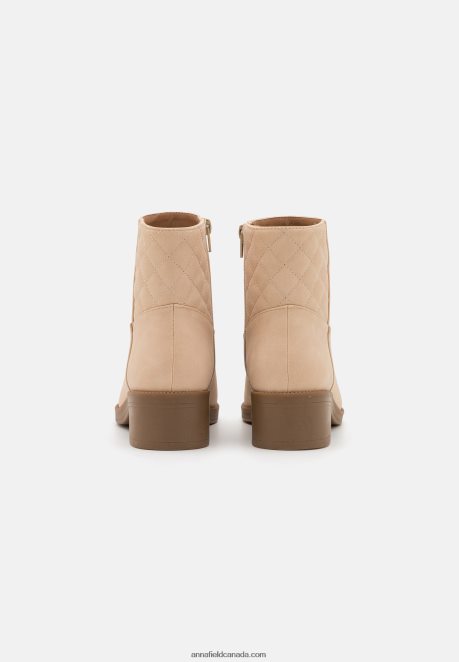 Anna Field Women Classic Ankle Boots Beige H42J4Z1961