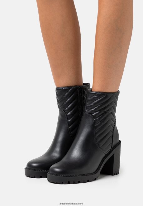 Anna Field Women Classic Ankle Boots Black H42J4Z1909