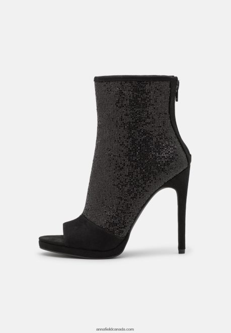 Anna Field Women Classic Ankle Boots Black H42J4Z1929
