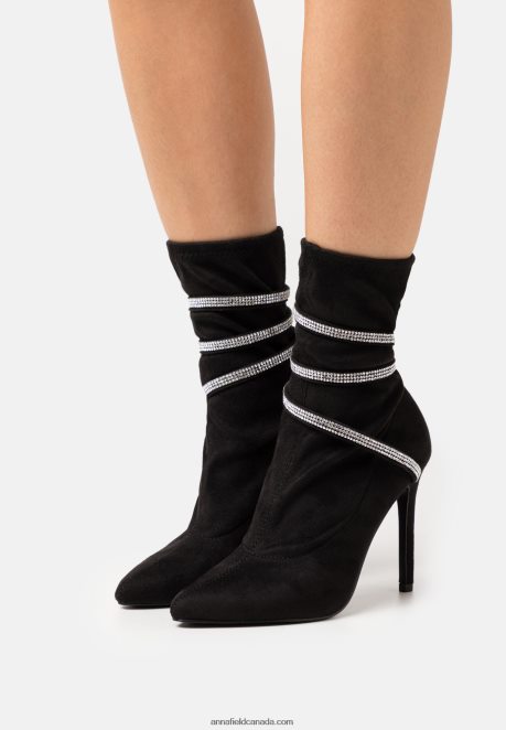 Anna Field Women Classic Ankle Boots Black H42J4Z1939