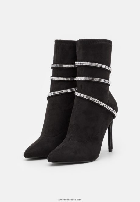 Anna Field Women Classic Ankle Boots Black H42J4Z1939