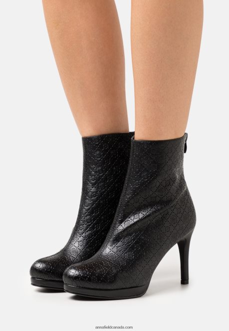 Anna Field Women Classic Ankle Boots Black H42J4Z1955