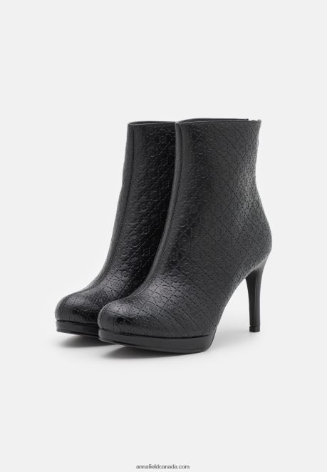 Anna Field Women Classic Ankle Boots Black H42J4Z1955