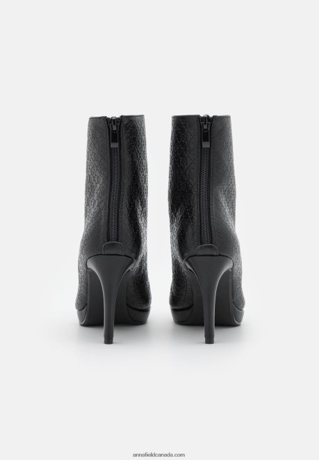 Anna Field Women Classic Ankle Boots Black H42J4Z1955