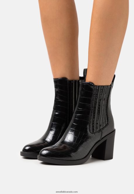 Anna Field Women Classic Ankle Boots Black H42J4Z1970