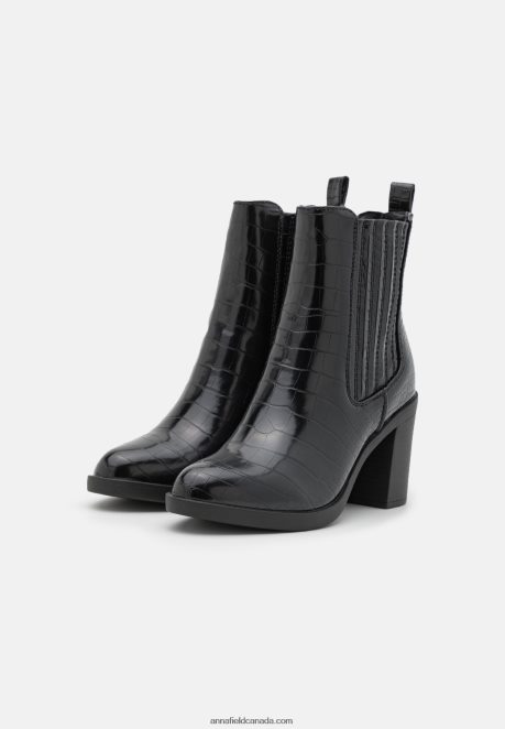 Anna Field Women Classic Ankle Boots Black H42J4Z1970