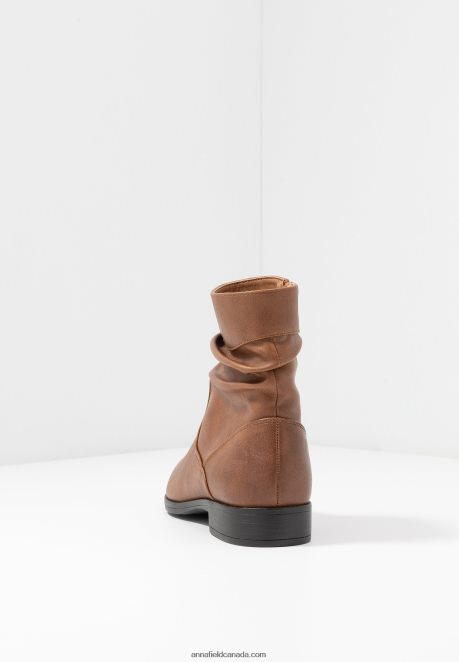 Anna Field Women Classic Ankle Boots Cognac H42J4Z1903