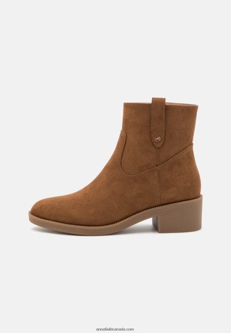 Anna Field Women Classic Ankle Boots Cognac H42J4Z1912