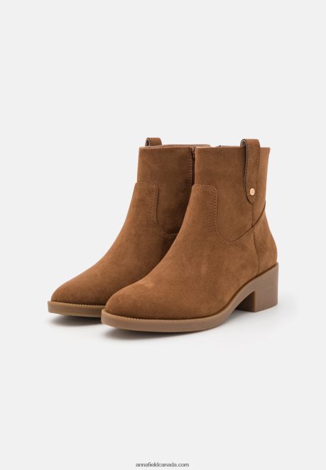 Anna Field Women Classic Ankle Boots Cognac H42J4Z1912