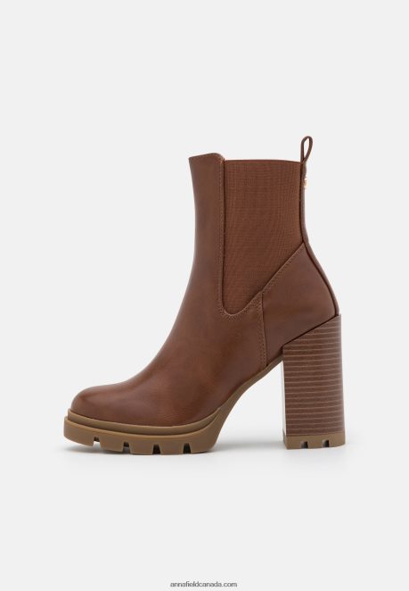 Anna Field Women Classic Ankle Boots Cognac H42J4Z1920