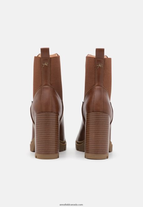 Anna Field Women Classic Ankle Boots Cognac H42J4Z1920