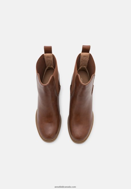 Anna Field Women Classic Ankle Boots Cognac H42J4Z1920