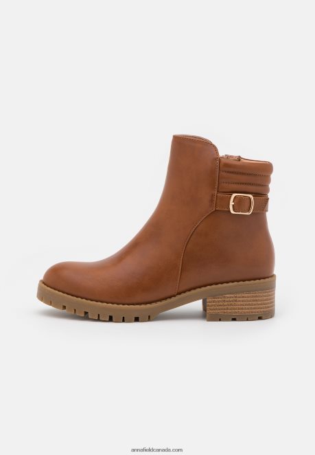 Anna Field Women Classic Ankle Boots Cognac H42J4Z1948