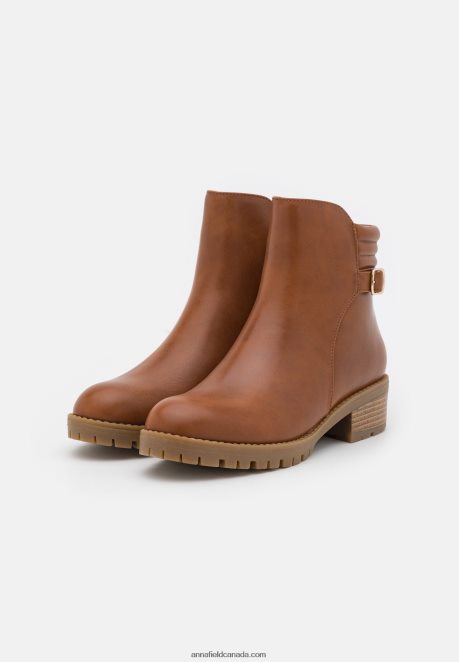Anna Field Women Classic Ankle Boots Cognac H42J4Z1948