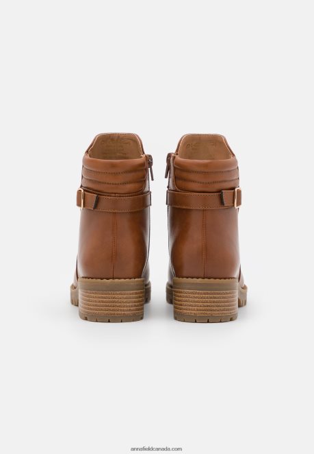 Anna Field Women Classic Ankle Boots Cognac H42J4Z1948