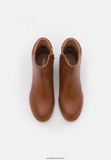 Anna Field Women Classic Ankle Boots Cognac H42J4Z1948