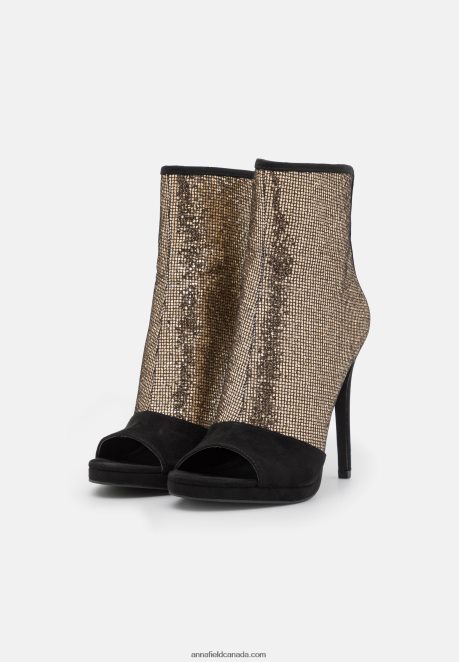 Anna Field Women Classic Ankle Boots Gold H42J4Z1915