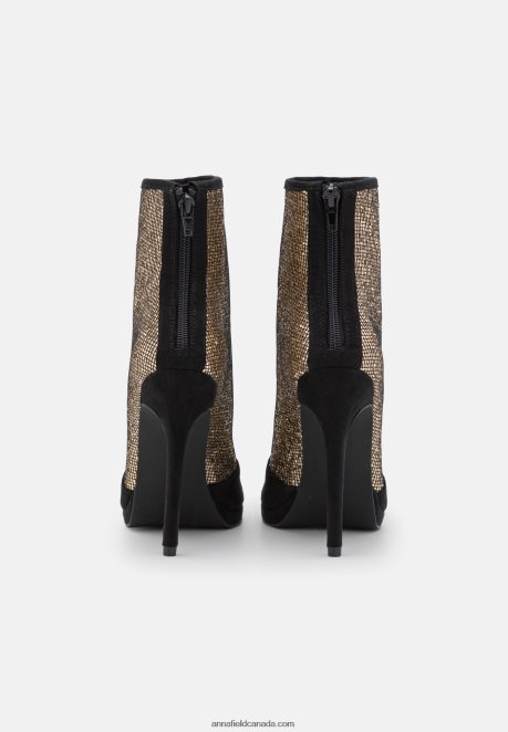 Anna Field Women Classic Ankle Boots Gold H42J4Z1915