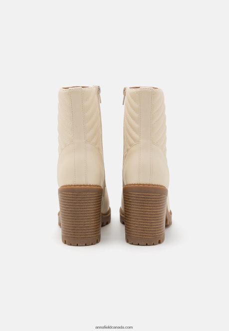 Anna Field Women Classic Ankle Boots Offwhite H42J4Z1950