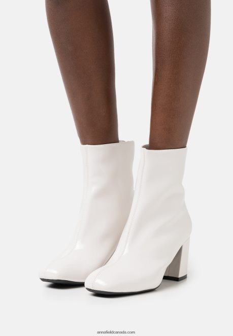 Anna Field Women Classic Ankle Boots White H42J4Z2004