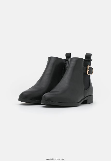 Anna Field Women Comfort Ankle Boots Black H42J4Z1952