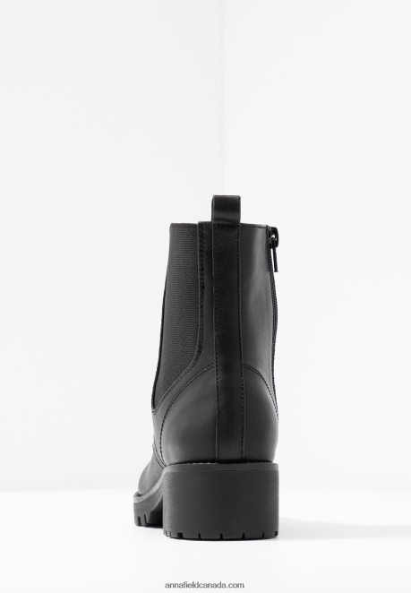 Anna Field Women Comfort Lace-Up Ankle Boots Black H42J4Z2041