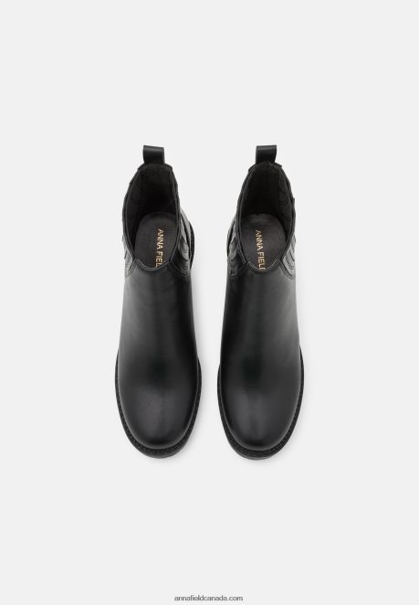 Anna Field Women High Heeled Ankle Boots Black H42J4Z1900
