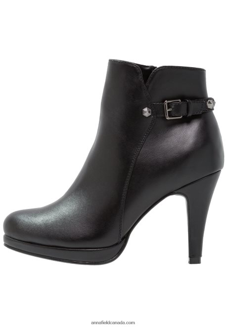 Anna Field Women High Heeled Ankle Boots Black H42J4Z1918